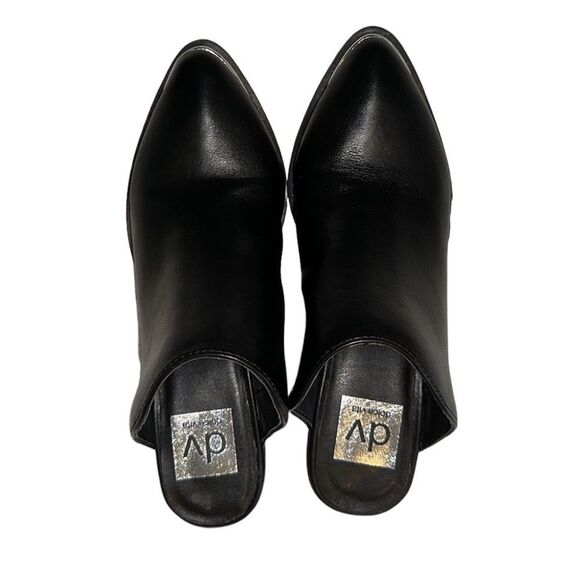 DOLCE VITA LEATHER UPPER BOOTIE THE TRELLY IN SIZE 6  wooden 3” heel NWT - Picture 1 of 7